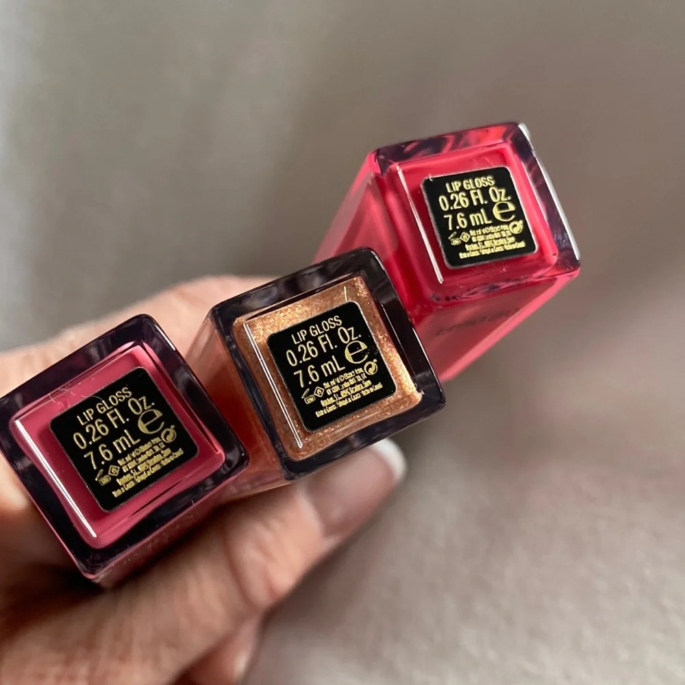 New Elizabeth Arden touch of shine set of three lip glosses